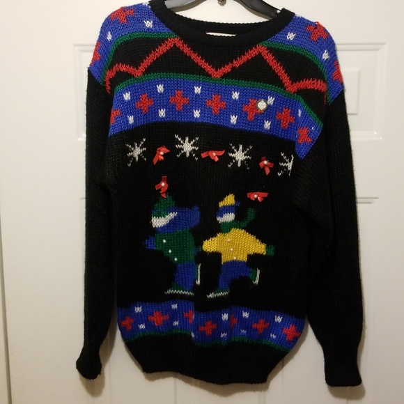 Adel Barre Christmas Ski Sweater - Large - Picture 1 of 4